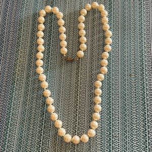 😍😍vintage pearl necklace 😍😍▶️color off white/cream
